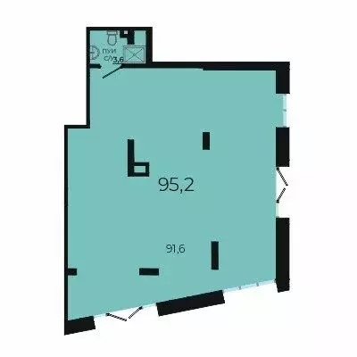 Офис (95.2 м) - Фото 1