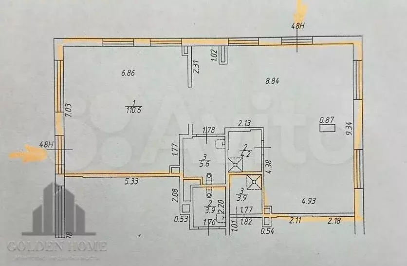 Свободное назначение, Октябрьская набережная, 34к2 - Фото 0