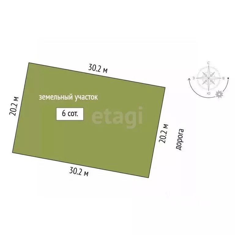 Участок в Тюменская область, Нижнетавдинский муниципальный округ, ... - Фото 2