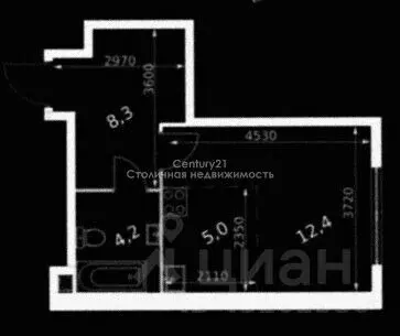 Студия Москва ул. Академика Волгина, 2 (29.9 м) - Фото 2
