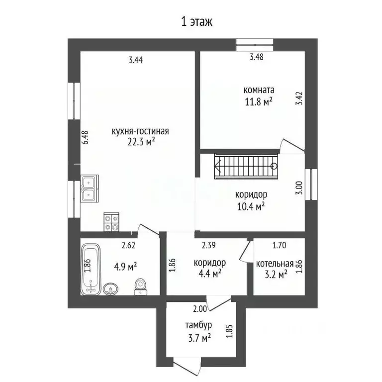 Дом в Ханты-Мансийский АО, Сургут Сириус садовое товарищество, ул. ... - Фото 2