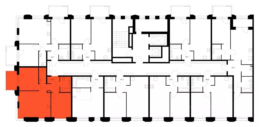 2-к кв. Татарстан, Казань Ботаническая 3 жилой комплекс, 1 (54.5 м) - Фото 2