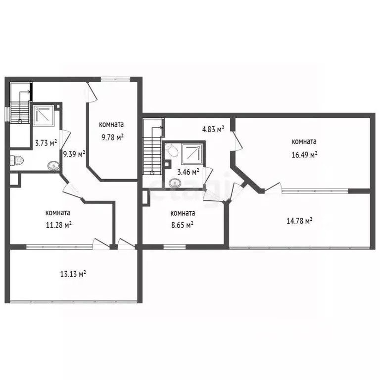 Таунхаус в Крым, Сакский район, Молочненское с/пос, с. Витино ул. ... - Фото 2