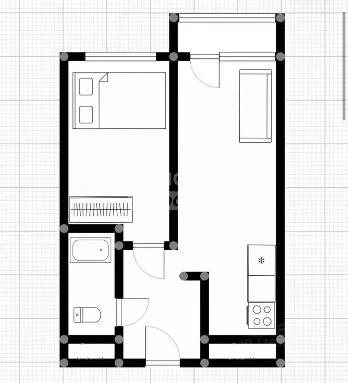 1-к кв. Ульяновская область, Ульяновск ул. Александра Невского, 2Дк1 ... - Фото 2