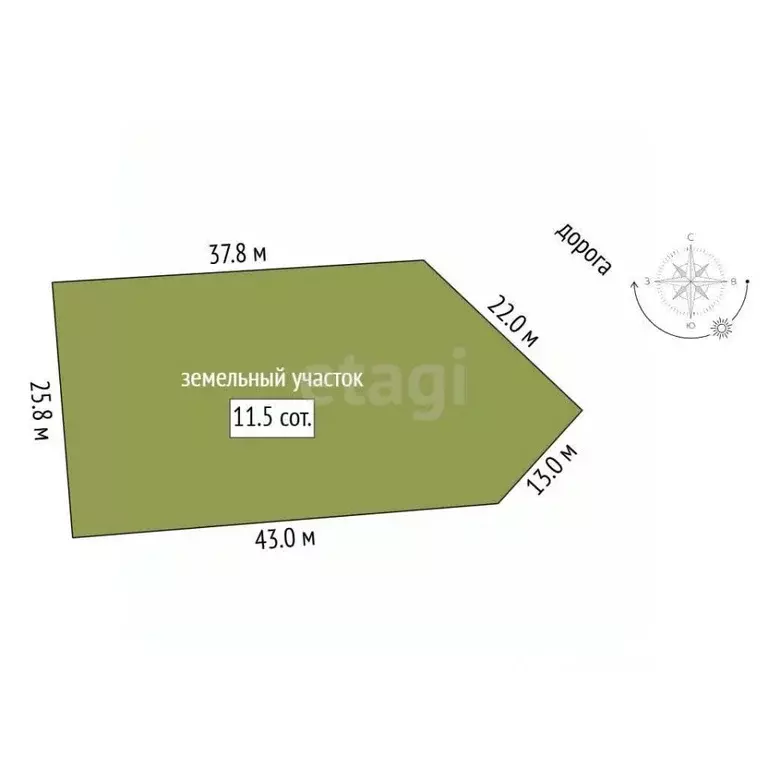 Участок в Ленинградская область, Гатчинский муниципальный округ, ... - Фото 2