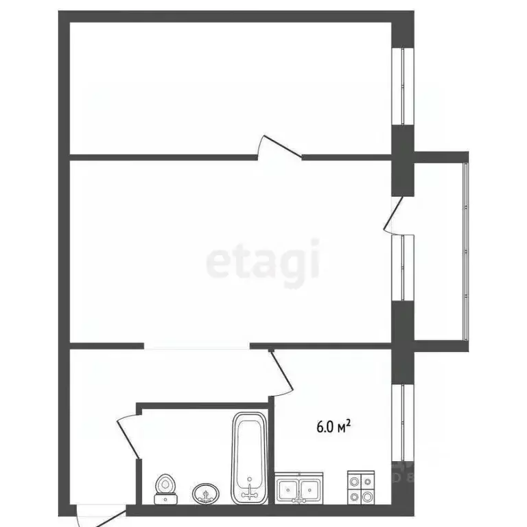 2-к кв. Московская область, Воскресенск Лопатинский мкр, ул. Маркина, ... - Фото 0