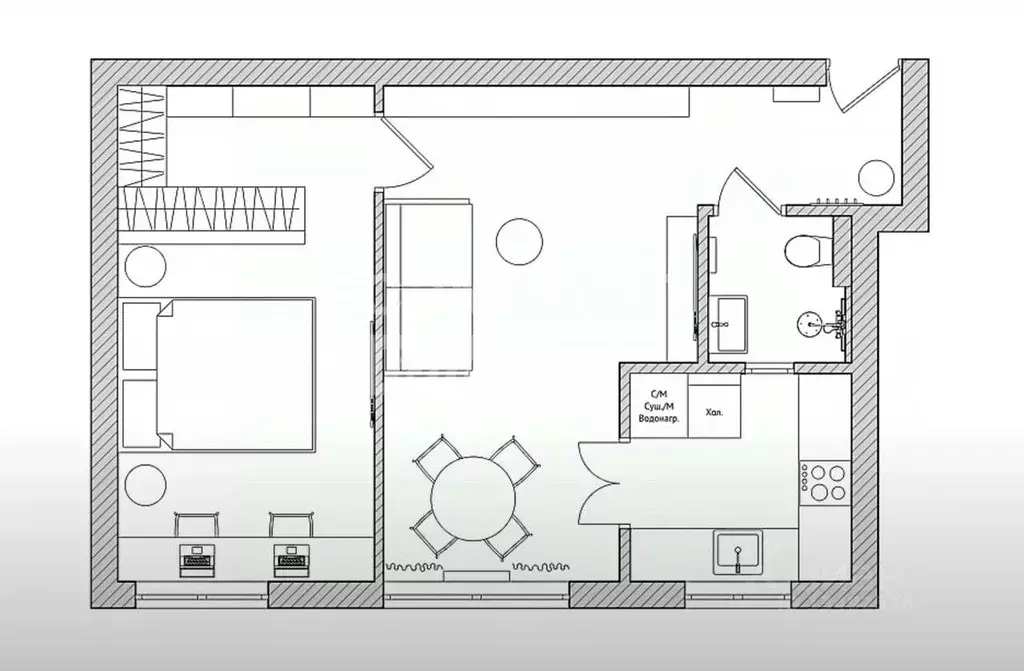 2-к кв. Марий Эл, Йошкар-Ола ул. Мира, 33 (43.0 м) - Фото 1