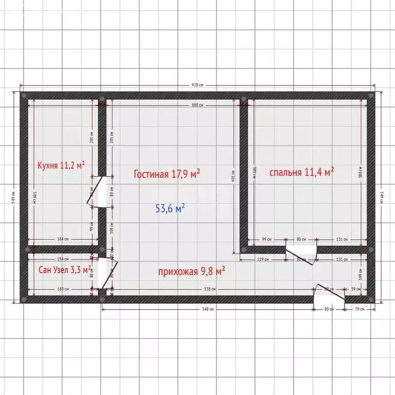2-комнатная квартира: Махачкала, мирокрайон Ватан, улица Орлова, 70 ... - Фото 1