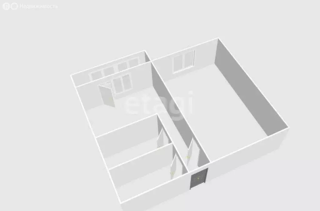 1-комнатная квартира: Южно-Сахалинск, Больничная улица, 2к3 (38 м) - Фото 1