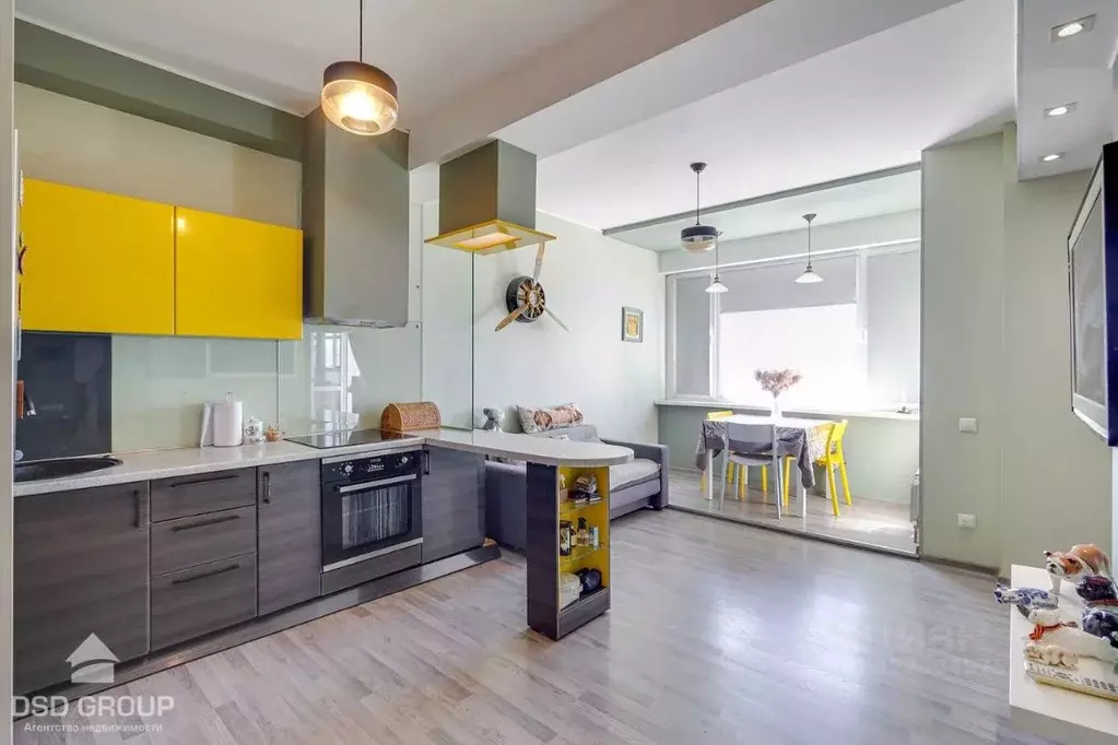 1-к кв. Хабаровский край, Хабаровск Ленинградская ул., 53к1 (53.5 м) - Фото 1