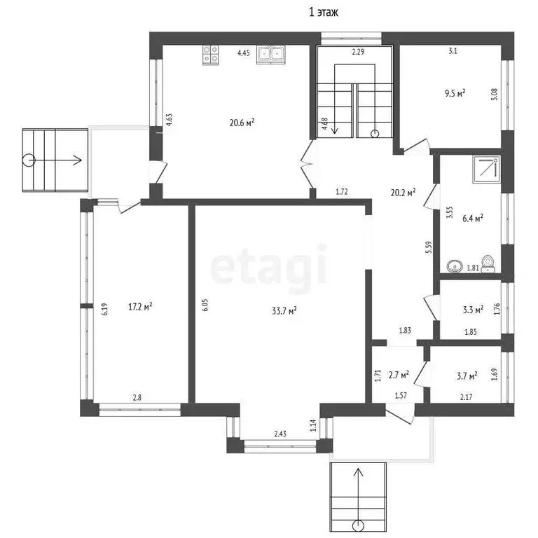 Дом в Камчатский край, Елизовский муниципальный округ, СНТ Междуречье ... - Фото 2