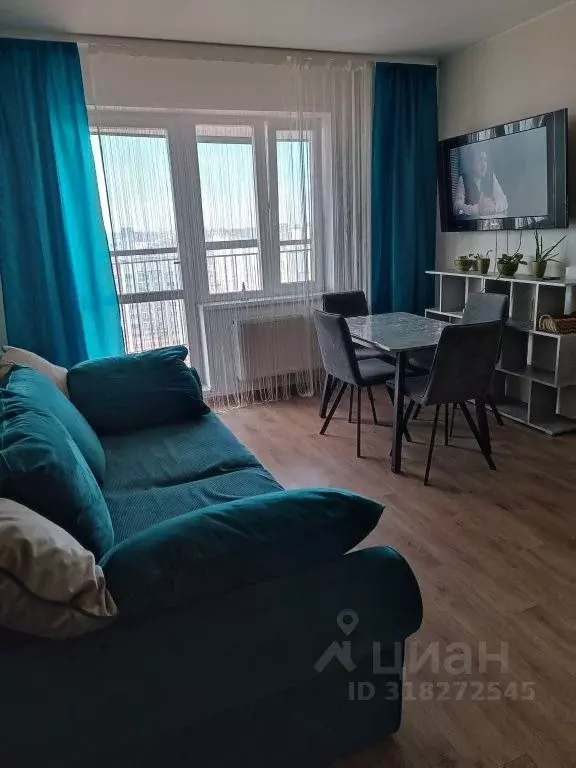 1-к кв. Тюменская область, Тюмень ул. Федюнинского, 64к2 (48.0 м) - Фото 0