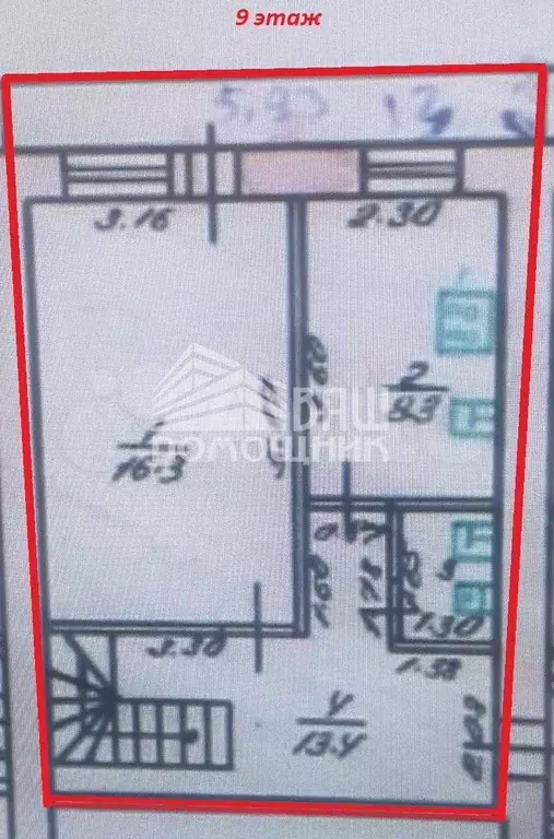 5-к. квартира, 110 м, 9/10 эт. - Фото 0