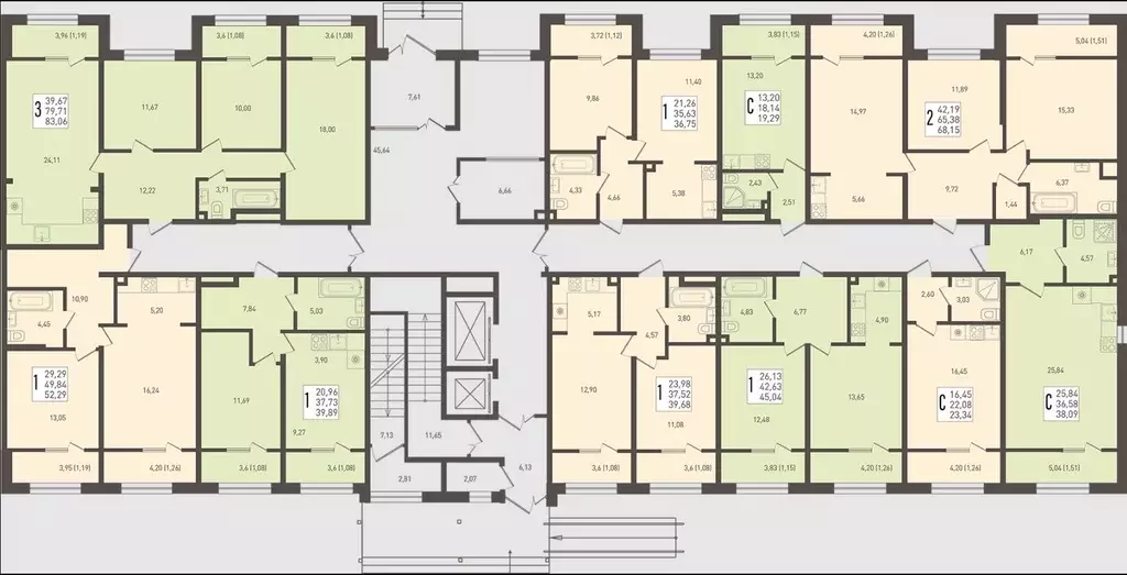 1-к кв. Краснодарский край, Краснодар Югге жилой комплекс (39.35 м) - Фото 2