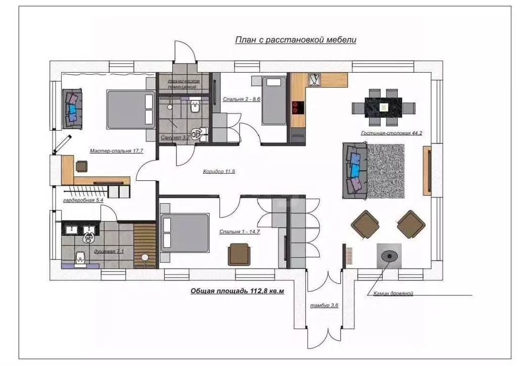 Дом в Новосибирская область, Искитимский район, с. Морозово 1 (118 м) - Фото 2