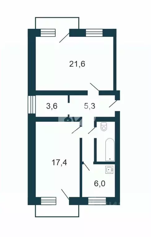 3-к кв. Новосибирская область, Искитим Южный мкр, 8А (60.6 м) - Фото 2