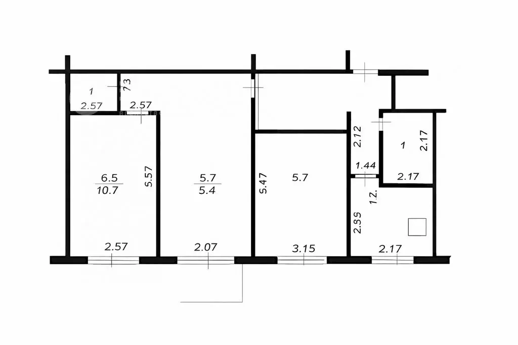 3-комнатная квартира: Новочебоксарск, Советская улица, 28 (56.5 м) - Фото 0