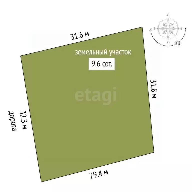 Участок в Саха (Якутия), Якутск Сыраат тер.,  (9.61 сот.) - Фото 2