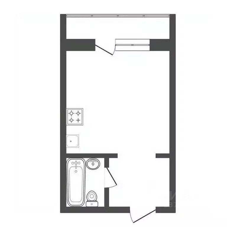 Студия Амурская область, Благовещенский район, с. Чигири ул. Красная, ... - Фото 2
