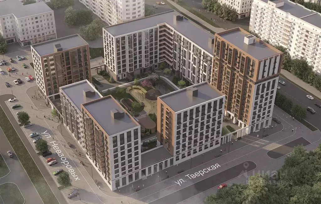 1-к кв. Нижегородская область, Нижний Новгород Резиденция жилой ... - Фото 0