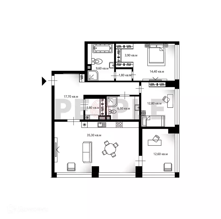 Продаётся 4-к квартира, 118 м - Фото 1