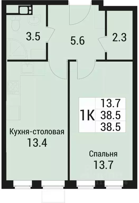 1-к кв. Московская область, Люберцы городской округ, Малаховка пгт Дом ... - Фото 0