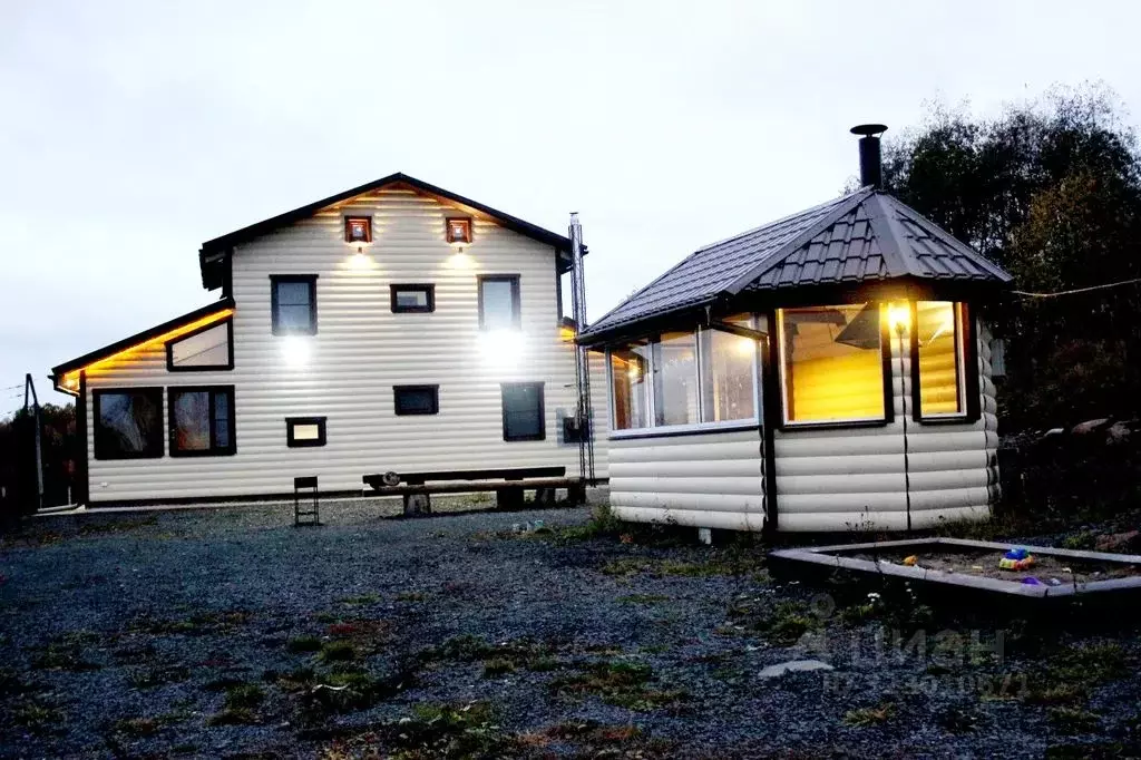 Дом в Карелия, Кондопожский район, Петровское с/пос, д. Мунозеро  (180 ... - Фото 1