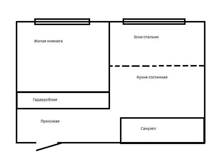 2-комнатная квартира: Иркутск, переулок имени Академика Алексея ... - Фото 1