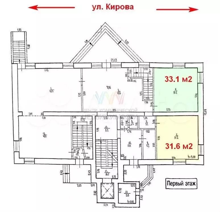 Офис 33 кв.м в БЦ на Кирова - Фото 0