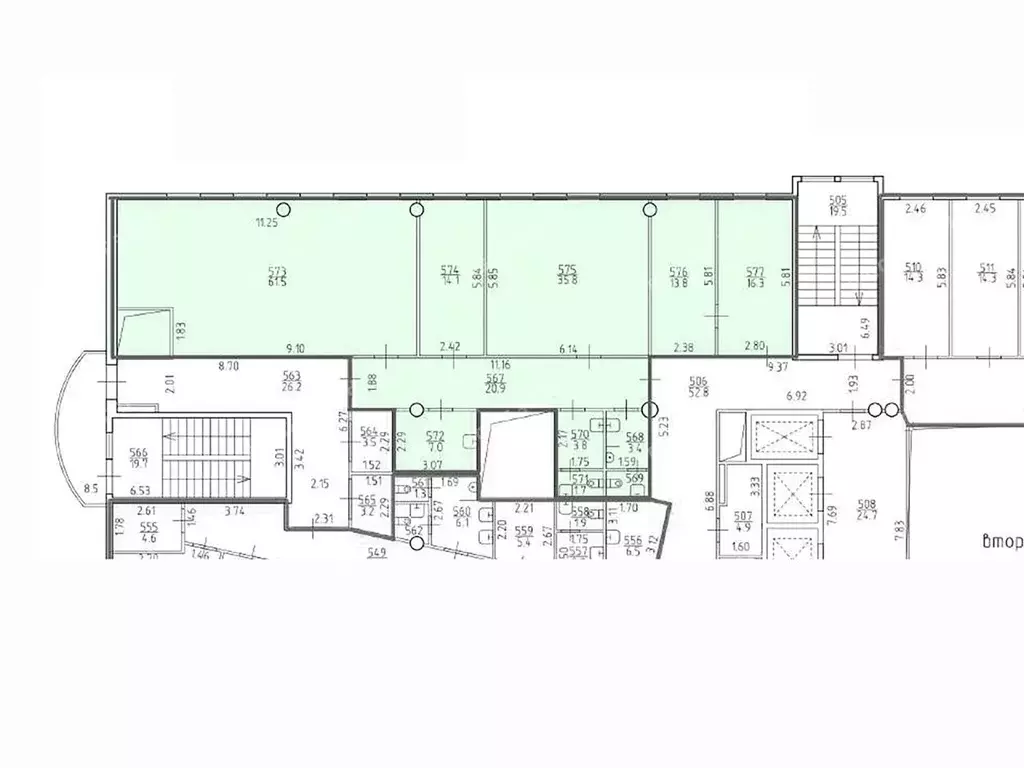 Офис в Санкт-Петербург Приморский просп., 54к1 (180 м) - Фото 2