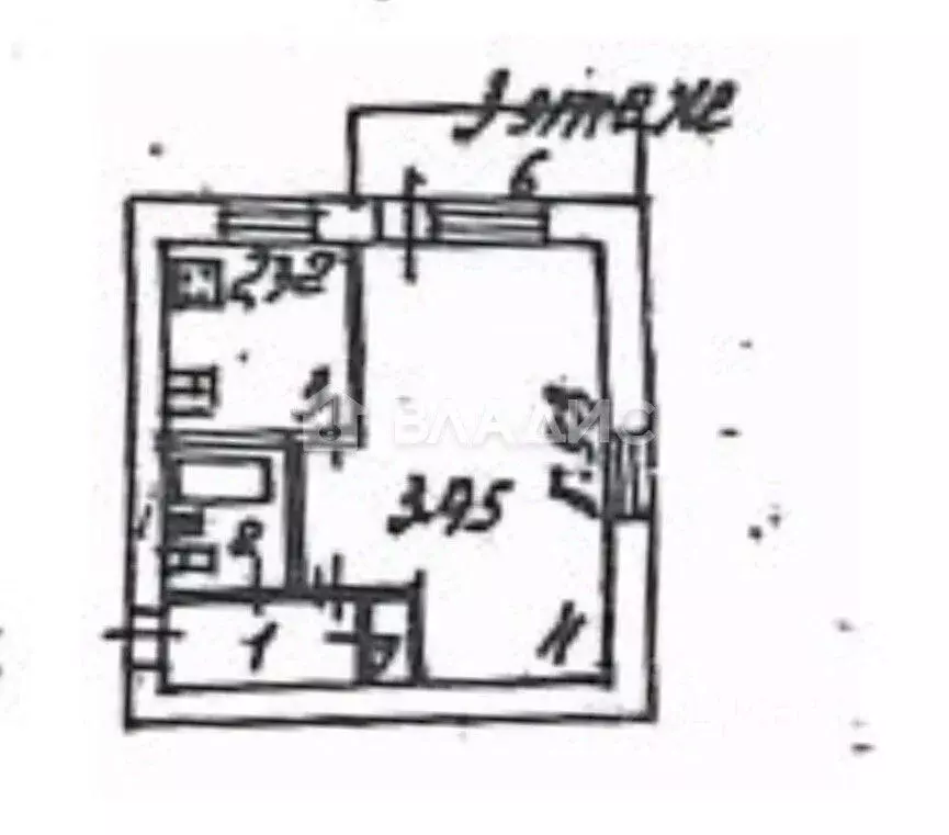 1-к кв. Белгородская область, Белгород ул. Попова, 30 (29.6 м) - Фото 2