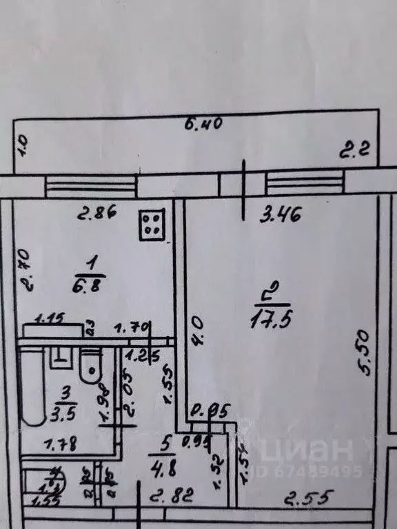 1-к кв. Краснодарский край, Анапа 12-й мкр, 45 (36.0 м) - Фото 2