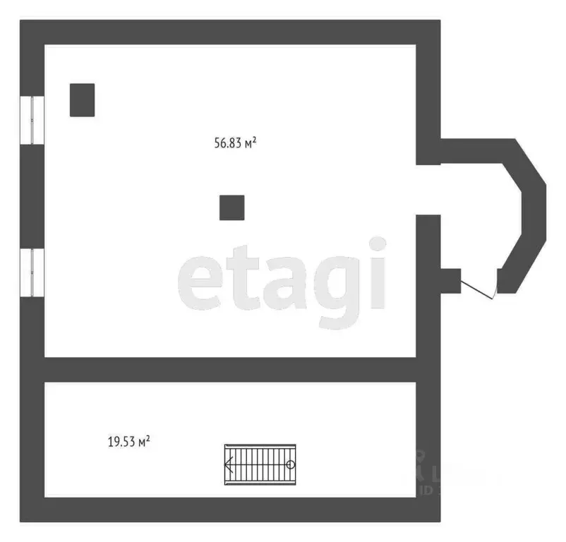 Дом в Новосибирская область, Обь Геодезическая ул., 85А (336 м) - Фото 1