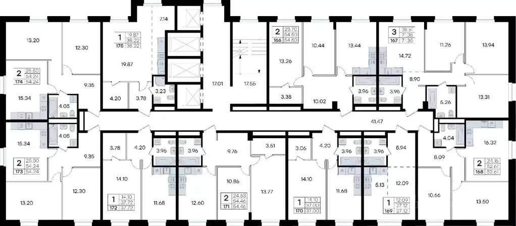 2-к кв. Приморский край, Владивосток ул. Тухачевского, 80 (54.46 м) - Фото 2