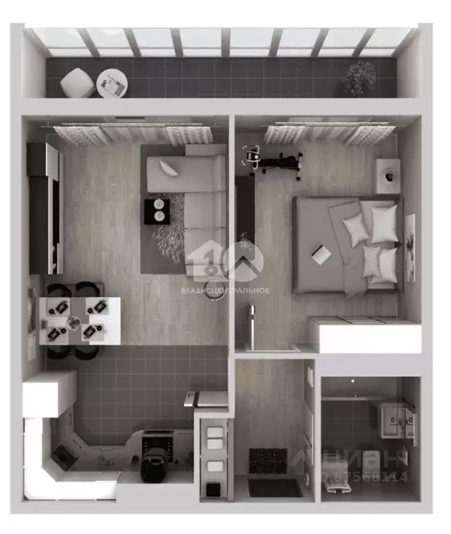 2-к кв. Новосибирская область, Новосибирск ул. Толбухина, 23 (37.0 м) - Фото 1