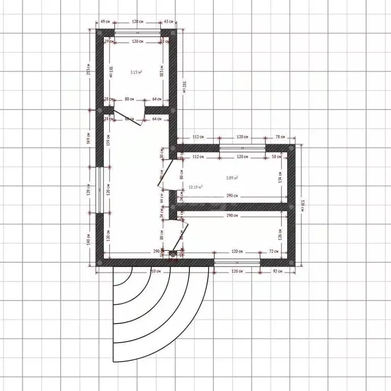 2-к кв. Белгородская область, Валуйки ул. Фурманова, 28 (48.7 м) - Фото 2