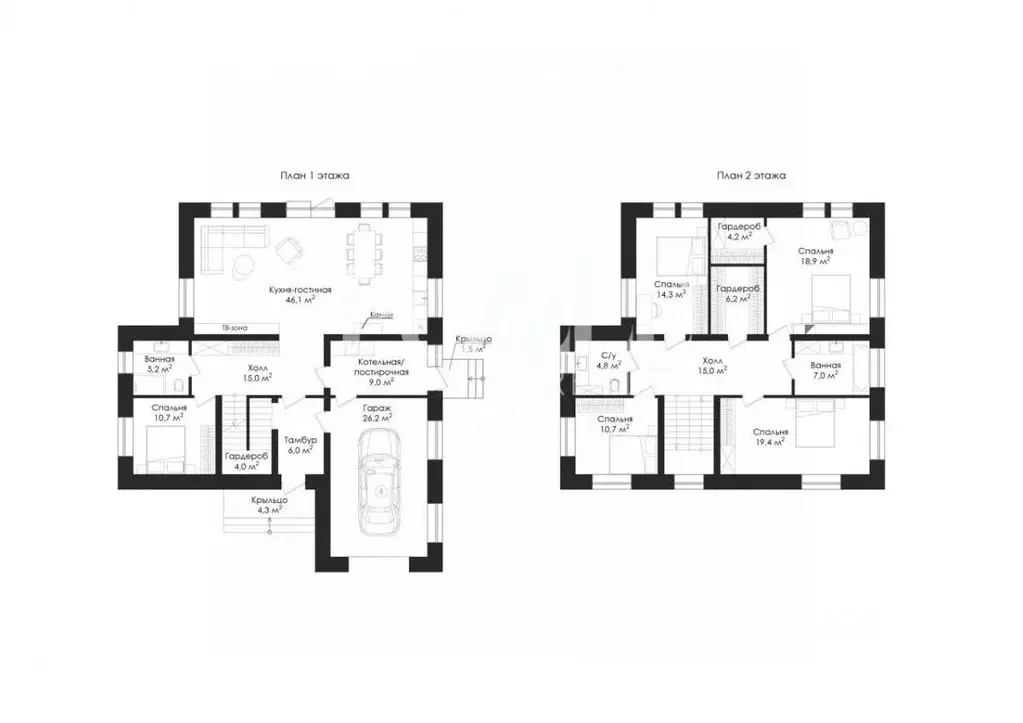 Дом в Ленинградская область, Всеволожский район, Юкковское с/пос, ... - Фото 2