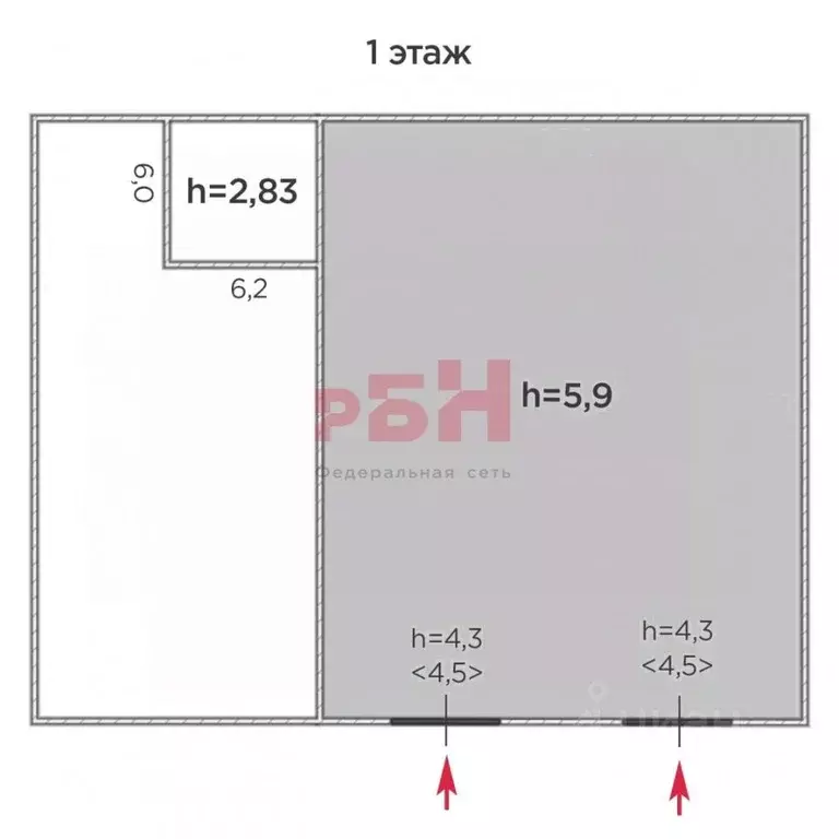 Склад в Тюменская область, Тюмень Антипино мкр, ул. Юности, 97 (434 м) - Фото 1