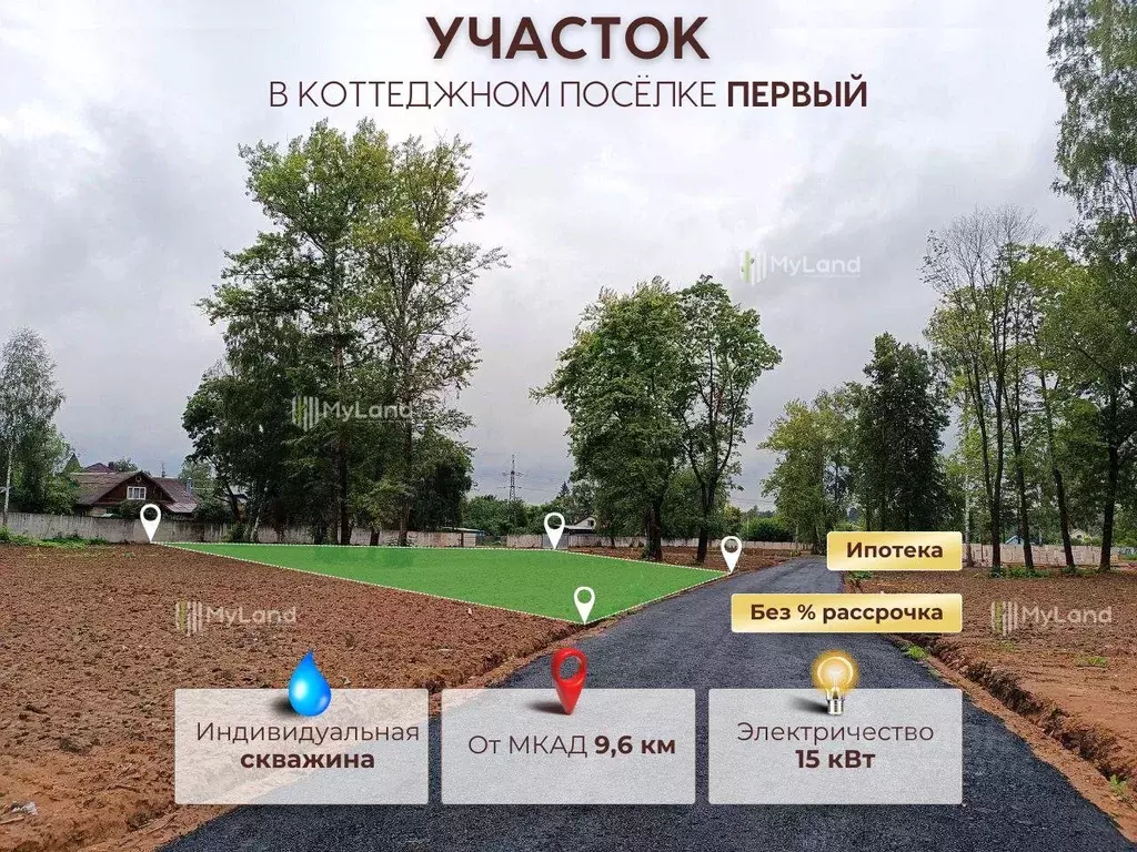 Участок, 7 сот., поселения (ижс) - Фото 1