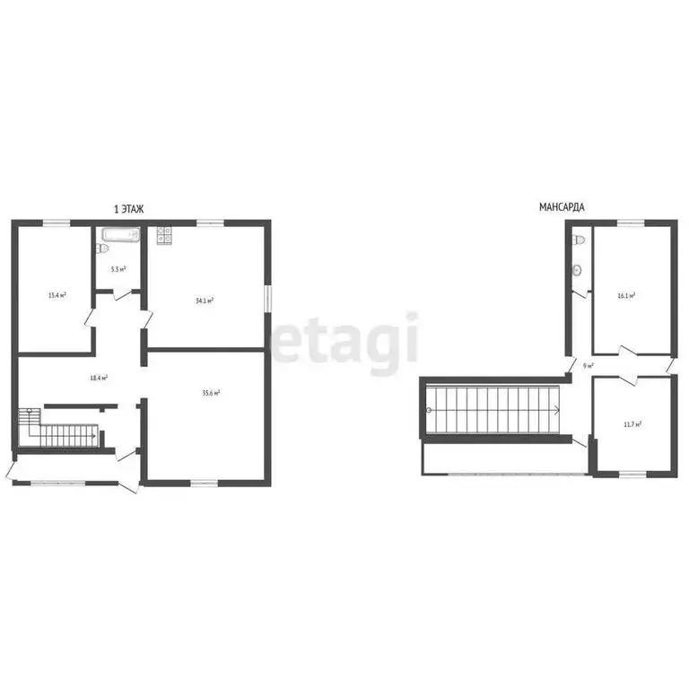 Дом в село Кичигино, Комсомольская улица (267 м) - Фото 1