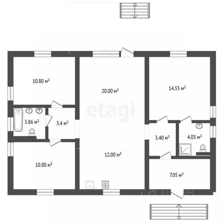 Дом в Воронежская область, Рамонский район, Новоживотинновское с/пос, ... - Фото 2