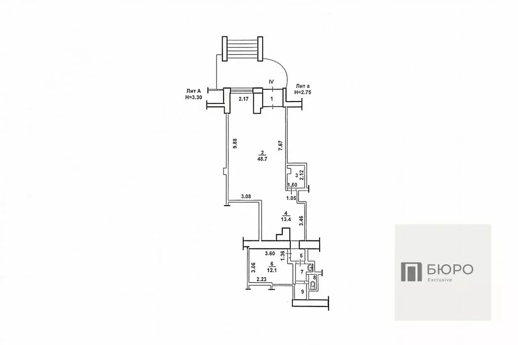 Торговая площадь (86.1 м) - Фото 1