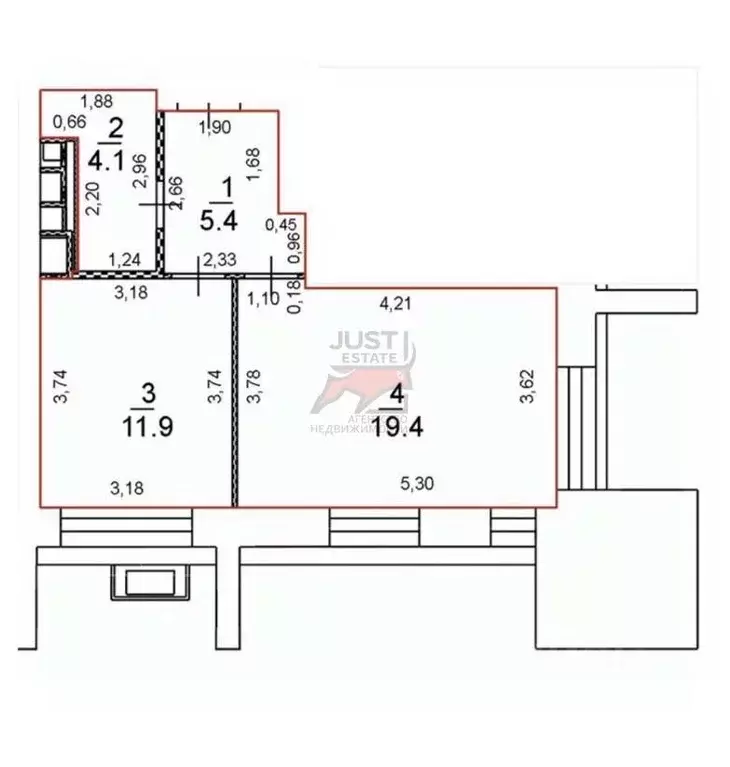 1-к кв. Москва проезд Серебрякова, 11к2 (40.8 м) - Фото 2