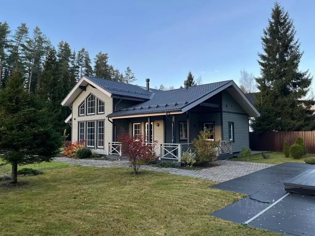 Коттедж в Ленинградская область, Выборгский район, Полянское с/пос, ... - Фото 1