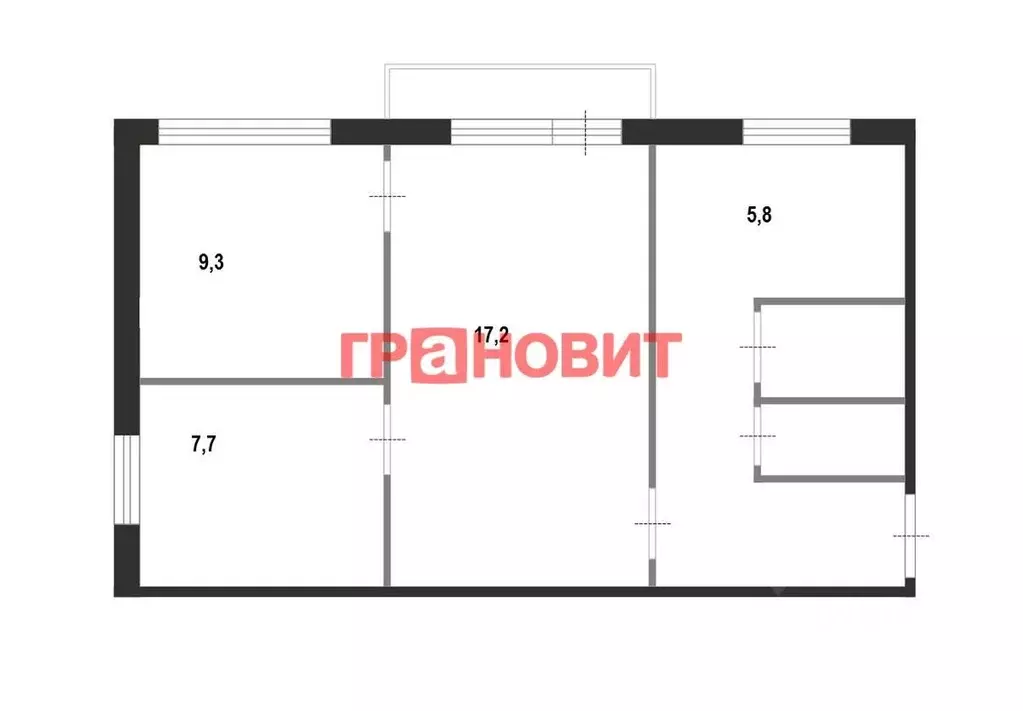 3-к кв. Новосибирская область, Новосибирск ул. Солидарности, 96 (49.2 ... - Фото 1