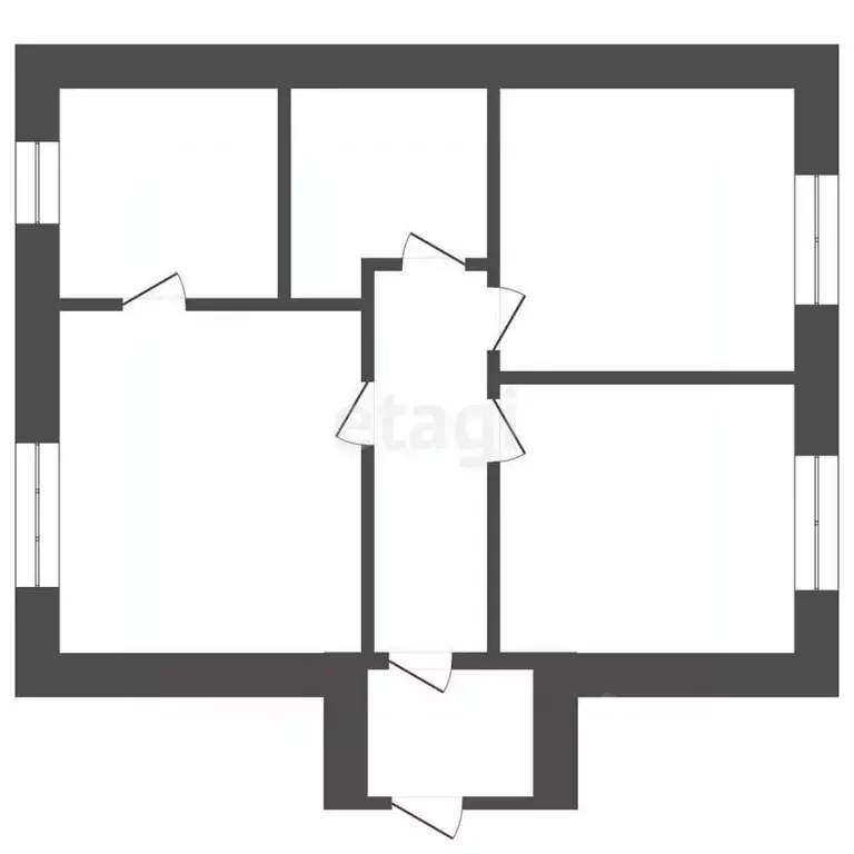Дом в Крым, Сакский район, с. Добрушино ул. Урожайная, 21 (53 м) - Фото 2