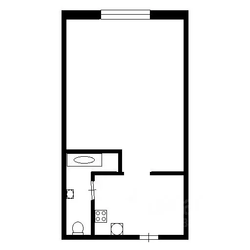 1-к кв. Тульская область, Тула ул. Дмитрия Ульянова, 3 (32.0 м) - Фото 2