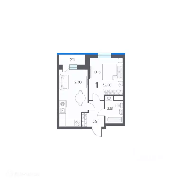 1-к кв. Рязанская область, Рязанский район, Дядьковское с/пос, с. ... - Фото 2