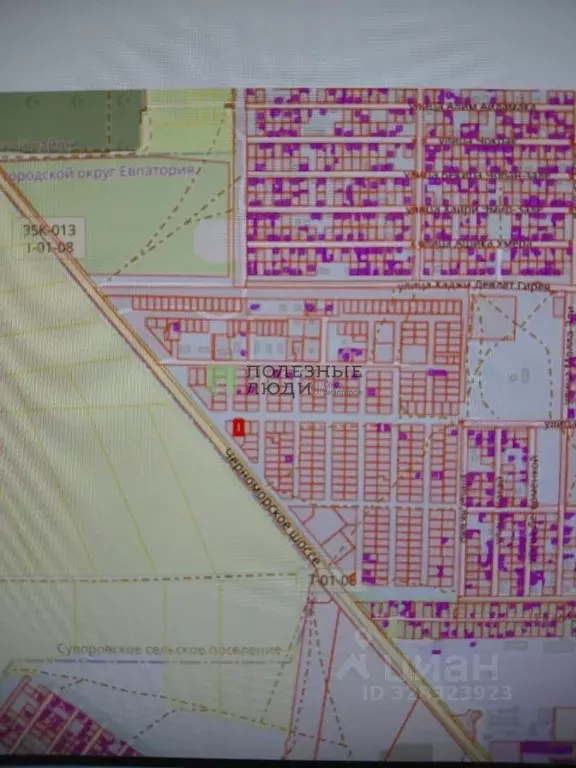 Участок в Крым, Евпатория ул. Энвера Бекирова (6.0 сот.) - Фото 1