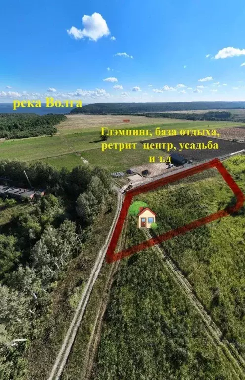 Участок в Чувашия, Чебоксарский муниципальный округ, Вурман-Сюктерское ... - Фото 1